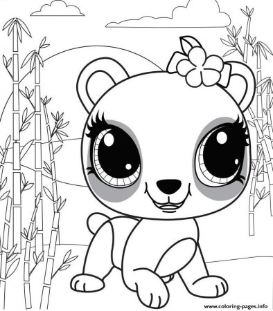Print special edition panda lei yang Coloring pages