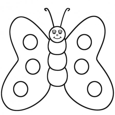 Butterfly Coloring Pages For Toddlers - Coloring Pages For All Ages