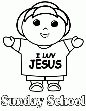 Free Printable Sunday School Coloring Pages Great - Coloring pages