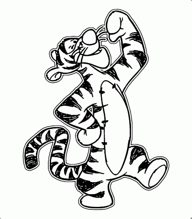 Tigger Winnie The Pooh Coloring Page | Wecoloringpage