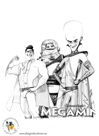 Drawing Megamind #46521 (Animation Movies) – Printable coloring pages
