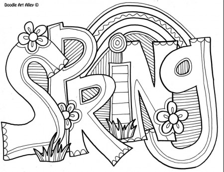14 Places to Find Free, Printable Spring Coloring Pages