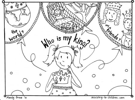 Following Jesus Coloring Pages | PDF Sunday School Works | Coloring Pages  for Sunday School |