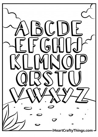 Printable Alphabet Coloring Pages (Updated 2023)