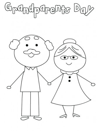 Grandparents Day Coloring Pages - Best ...bestcoloringpagesforkids.com