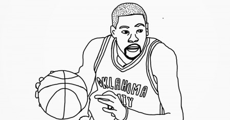 Kevin Durant Coloring Pages at GetDrawings | Free download