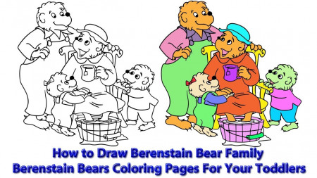 How to Draw Berenstain Bear Family | Berenstain Bears Coloring Pages For  Your Toddlers - YouTube