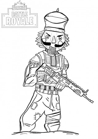 Coloring: Fortnite Battle Royale Crackshot Coloring For Kids ...