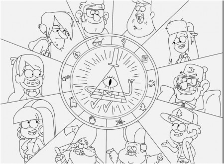 A Good Gallery Gravity Falls Coloring Pages Popular ...