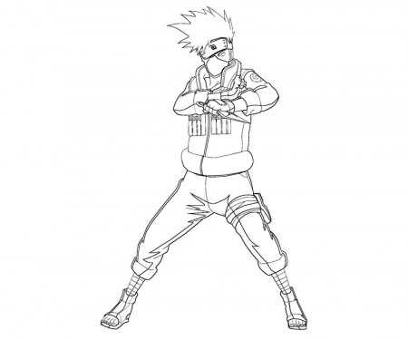 Kakashi Hatake Coloring Pages at GetDrawings.com | Free for ...