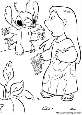 Lilo and Stitch coloring pages on Coloring-Book.info