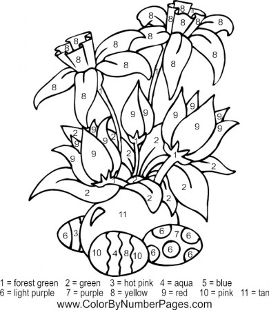 Valentine Color by Number Coloring Pages Archives - gobel coloring ...