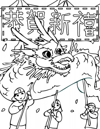 Printable Chinese New Year Coloring Pages | New Year Coloring ...