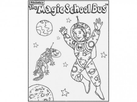 Magic School Bus Coloring Page Bus 16233 | NANOZINE