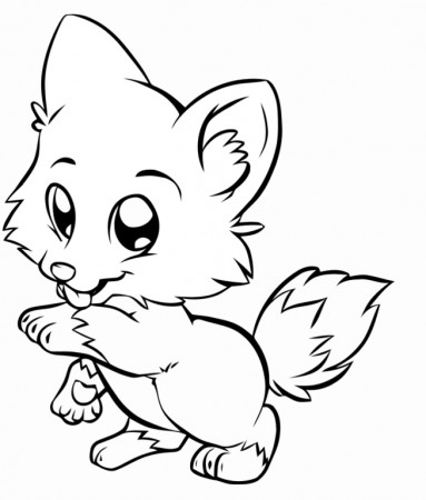 Draw Cute Baby Animals Coloring Pages - Get Coloring Pages