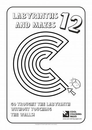 Cool Coloring Pages Labyrinths and Mazes - Cool Coloring Pages | Free  educational coloring pages and activities for kids