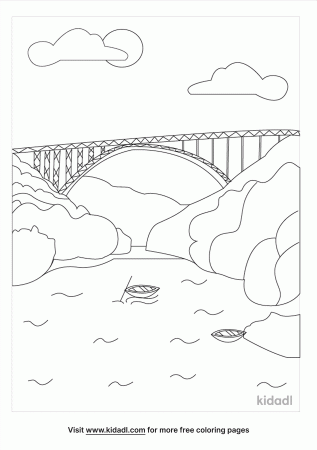 New River Gorge Wv Coloring Pages | Free World, Geography & Flags Coloring  Pages | Kidadl