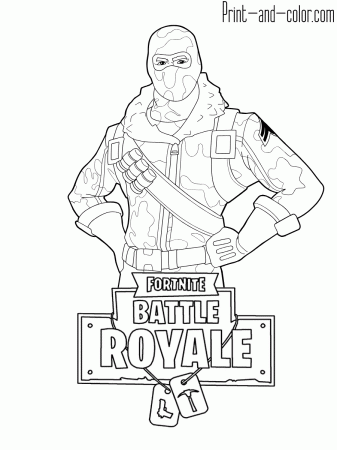 Fortnite coloring pages | Print and Color.com