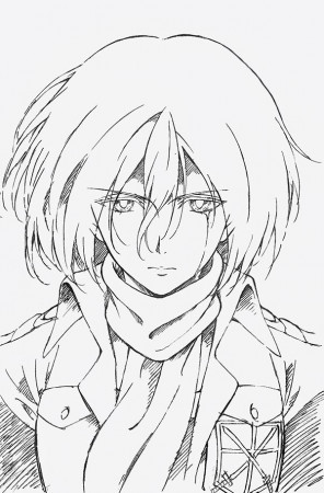 ミカサ・アッカーマン | Anime lineart, Anime character drawing, Sketches