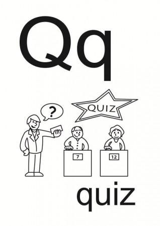 Coloring Page q - free printable coloring pages - Img 23444