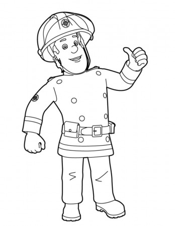 Fireman Sam - Free printable Coloring pages for kids
