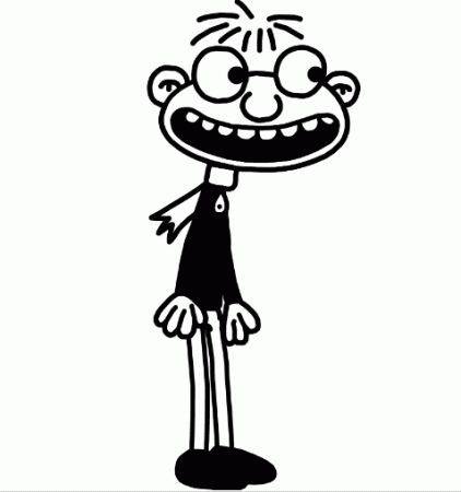 Fregley Coloring Pages - Diary Of A Wimpy Kid Coloring Pages - Coloring  Pages For Kids And Adults