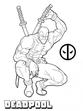 Get This Printable Deadpool Coloring Pages Online 106083 !