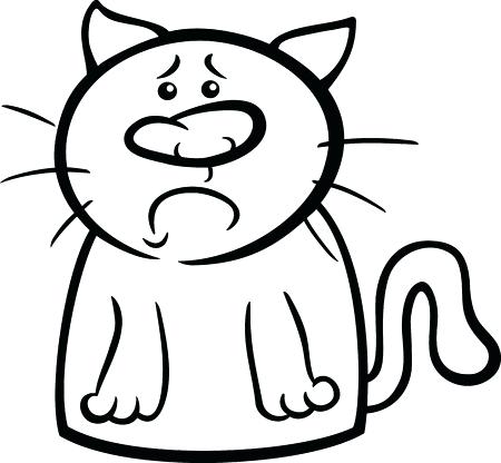 Cartoon Cat Coloring Pages Cats Image – clickoholic.co