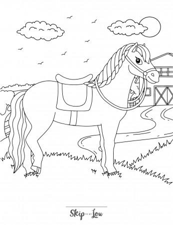 Horse Coloring Pages | Skip To My Lou