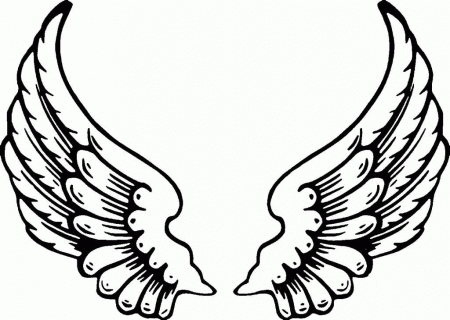 Papers Angel Wings Coloring Pages Az Coloring Pages - Artscolors