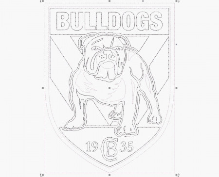 NRL SVG Canterbury Bulldogs Logo Vector File Digital Download