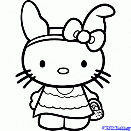 Easter Line Drawings - Free coloring pages
