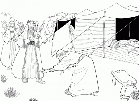 Abraham | Coloring Pages, Tent and Bible Coloring Pages