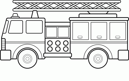 Printable Fire Truck Coloring Pages Kids - Colorine.net | #6404