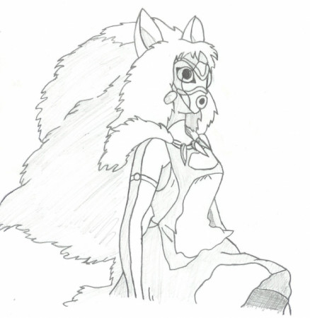 Princess Mononoke by TheDarknessWolf