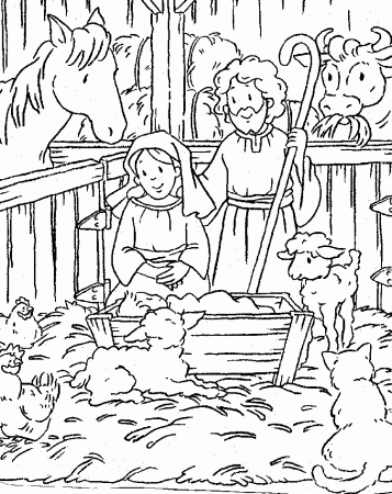 Angel Announces Jesus' Birth Coloring Pages - Coloring Pages For ...