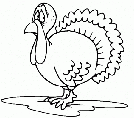Coloring Page Turkey Thanksgiving Color Page Turkey Coloring ...
