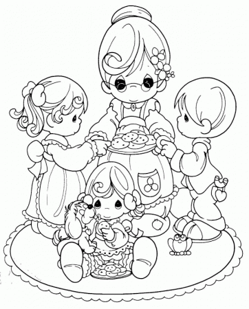 Related Precious Moments Christmas Coloring Pages item-20222, Free ...