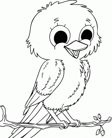 A Flying Sparrow Bird Coloring Pages Coloring Pages For Kids #bBw ...