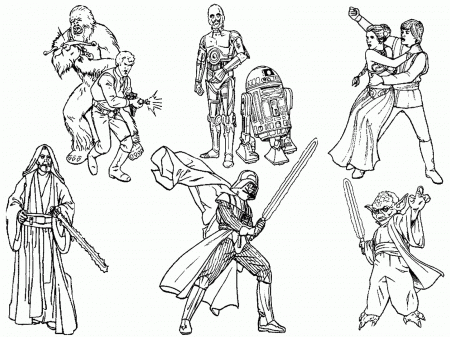 The Force Awakens Star Wars Free Coloring Pages | Movies In Theaters