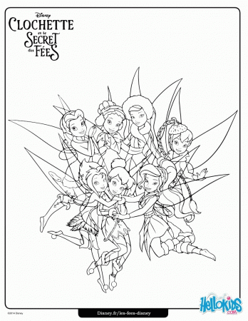 DISNEY coloring pages - Tinker Bell & Friends