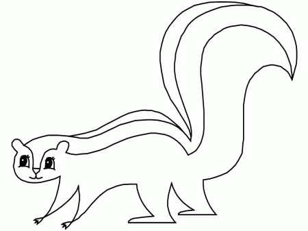 Skunk coloring pages | Coloring-