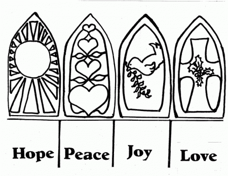 Advent Candles Wreath Colouring Pages 184454 Advent Coloring Pages
