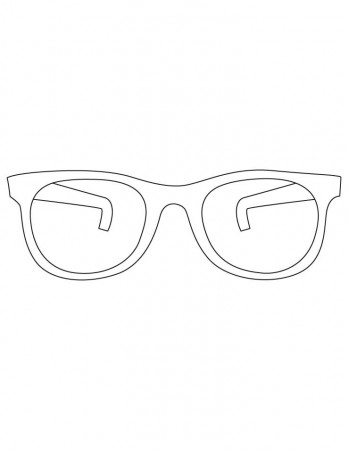 Coloring Pages Sunglasses | Alfa Coloring PagesAlfa Coloring Pages