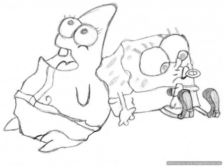 baby spongebob and patrick coloring pages | Coloring Pages For Kids
