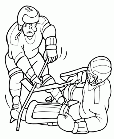 Ice Hockey Coloring Pages - Free Printable Coloring Pages | Free 