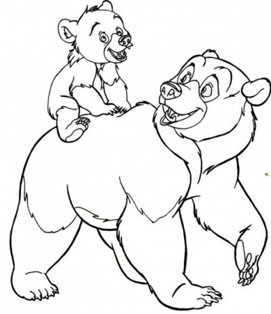 Brother Bear Coloring Pages Disney | 99coloring.com