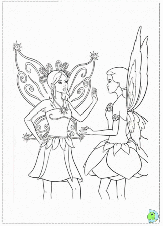 Barbie Fairytopia coloring page - DinoKids.