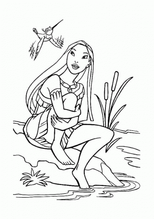 Printable Pocahontas Coloring Pages #11790 Disney Coloring Book 
