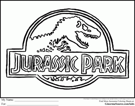Jurassic Park Coloring Pages Jurassic Park Builder Coloring 192472 